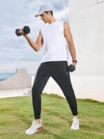 NORTHYARD Men's Joggers Pants with Zipper Pockets Lightweight Sweatpants Athletic Running Workout Track Pants for Men - Image 4