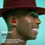 JLab Go Air Pop+ True Wireless Earbuds, in Ear Headphones, Bluetooth Earphones, 35H Playtime Ear Buds, Bluetooth Earbuds with Microphone, USB-C Charging Case, Dual Connect, EQ3 Sound, Rose - Image 7