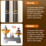 100% Metal Obelisk Garden Trellis 6.3 Feet Tall Sturdy Plant Support for Climbing Vines and Flowers Stands,1pc Upgrade (Bronze, Large) - Image 3