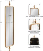 Kate and Laurel Kasota Slim Panel Wall Mirror - Image 3