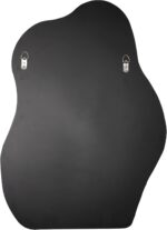 BOMINICA Irregular Wall Mirror Asymmetrical Mirror, Decorative Wall Mirror Golden Wood Framed, Wall Mounted Mirror for Bathroom Living Room Entryway Bedroom Hallway (Gold, 20" x 28") - Image 7