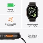 Apple Watch Ultra 3 [GPS + Cellular 49mm] Running & Multisport Smartwatch w/Rugged Titanium Case w/Black Ocean Band. Satellite Communications, Advanced Health & Fitness Tracking - Image 3