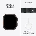 Apple Watch Ultra 3 [GPS + Cellular 49mm] Running & Multisport Smartwatch w/Rugged Titanium Case w/Black Ocean Band. Satellite Communications, Advanced Health & Fitness Tracking - Image 7