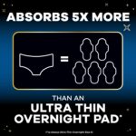 Always ZZZ Overnight Disposable Period Underwear for Women Extra Large/2LX, 360° Coverage for Worry-Free Nights, 14 Count (2 Packs of 7) - Image 3