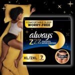 Always ZZZ Overnight Disposable Period Underwear for Women Extra Large/2LX, 360° Coverage for Worry-Free Nights, 14 Count (2 Packs of 7) - Image 10