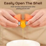 2026 New Egg Shell Opener, Stainless Steel Egg Cracker Tool, Multifunctional Eggs Separator for Raw and Hard Boiled Eggs Peeler Shell Remover, Kitchen Gadget (Mix 3pcs) - Image 8