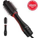 REVLON One Step Volumizer PLUS, Blow Dryer Brush for Fast Salon-Style Blowouts, Revlon Blow Dry Brush with Hair Dryer function, Plus Travel Friendly (Black) - Image 3