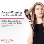 REVLON One Step Volumizer PLUS, Blow Dryer Brush for Fast Salon-Style Blowouts, Revlon Blow Dry Brush with Hair Dryer function, Plus Travel Friendly (Black) - Image 4