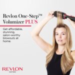 REVLON One Step Volumizer PLUS, Blow Dryer Brush for Fast Salon-Style Blowouts, Revlon Blow Dry Brush with Hair Dryer function, Plus Travel Friendly (Black) - Image 5