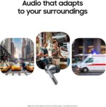 Samsung Galaxy Buds 3 Pro AI True Wireless Bluetooth Earbuds, Noise Cancelling, Sound Optimization, Redesigned Comfort Fit, Silver [US Version, Amazon Exclusive, 2Yr Warranty] - Image 4