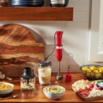 KitchenAid Variable Speed Corded Hand Blender with Accessories, Empire Red, KHBV83ER - Image 4