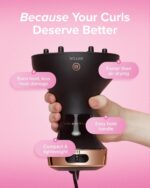 Bellissima Diffon Ceramic Diffuser Hair Dryer for Curly Hair - 2-in-1 Blow Dryer with Diffuser - Reduces Frizz, Defines Curls, Volumizes - Lightweight, Compact, Easy Hold Handle - Image 5