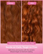 Bellissima Diffon Ceramic Diffuser Hair Dryer for Curly Hair - 2-in-1 Blow Dryer with Diffuser - Reduces Frizz, Defines Curls, Volumizes - Lightweight, Compact, Easy Hold Handle - Image 7