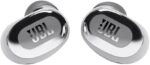 JBL Live Free 2 - True Wireless Noise Cancelling Earbuds, Up to 35hrs of Playtime, 6 mics for Perfect Calls with Zero Noise, IPX5 Waterproof, Oval Tubes for Better Comfort, Isolation, & bass (Silver) - Image 8