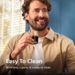 Philips 2200 Series Fully Automatic Espresso Machine, Classic Milk Frother, 2 Coffee Varieties, Intuitive Touch Display, 100% Ceramic Grinder, AquaClean Filter, Aroma Seal, Black (EP2220/14) - Image 6