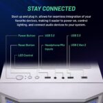 Skytech Archangel Gaming PC Desktop, Ryzen 5 5500 3.6 GHz (4.2GHz Turbo Boost), NVIDIA RTX 3050 (6GB) 6GB GDDR6, 1TB SSD, 16GB DDR4 RAM 3200, 650W Gold PSU, Wi-Fi, Win 11 Home - Image 6