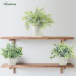 3 Pack Life-Like Potted Fake Plant, Artificial Plants Indoor, Artificial Frost-Hung Green Plants,Eco-Friendly Gray Pot, No Need for Maintenance，Ideal Decor for Home and Office - Image 7