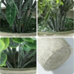 3 Pack Life-Like Potted Fake Plant, Artificial Plants Indoor, Artificial Frost-Hung Green Plants,Eco-Friendly Gray Pot, No Need for Maintenance，Ideal Decor for Home and Office - Image 10