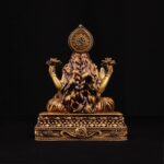 Shree Laxmi Idol for Diwali Pooja, Navratri, Car Dashboard Goddess Lakshmi Statue Sculpture for Wealth Wedding Decor Prosperity Compact Hindu Decor Showpiece Height - 4 Inch (Pack of 1) - Image 5