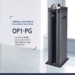 Automatic Wet Umbrella Wrapper Packing Machine, Bags Dispenser Holder, Single Slot, EGI Special Color Coating, 200 Long Bags Included (Pearl Grey) - Image 3