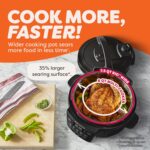 Instant Pot 7.5QT RIO Wide, 7-in-1 Electric Multi-Cooker, Pressure Cooker, Slow Cook, Rice, Steamer, Sauté, Yogurt & Warmer, Wide Base, Large Searing Base, WhisperQuiet Steam Release - Image 4