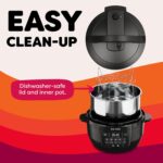 Instant Pot 7.5QT RIO Wide, 7-in-1 Electric Multi-Cooker, Pressure Cooker, Slow Cook, Rice, Steamer, Sauté, Yogurt & Warmer, Wide Base, Large Searing Base, WhisperQuiet Steam Release - Image 9