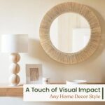 24 Inch Natural Jute Mirror, Wall Mounted Round Mirror with Metal Frame, Wall Decor Rustic Farmhouse Boho Decor Accent for Bathroom, Bedroom, Living Room, or Entryway - Image 8