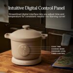 Our Place Dream Cooker | 6 Qt Ceramic Nonstick Multicooker & Pressure Cooker with Touchscreen Controls & Auto Steam Release | 4 Modes: Pressure Cook, Sauté/Sear, Slow Cook & Warm | Steam - Image 6