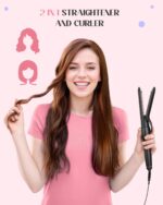 5 in 1 Curling Iron with Thermal Brush and 4 Interchangeable Ceramic Barrels(1/2 to 1 1/2 inch), Curling Wand Set with Flat Iron, Fast Heating, Dual Voltage Hair Curler, Gifts for Women - Image 6
