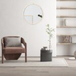 SWTHONY 20 Inch Boho Beaded Round Mirror Wall Decor, Decorative Hanging Circle Nursery Mirrors for Girl Room, Farmhouse, Livingroom, Bedroom - Image 7