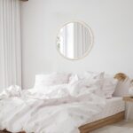 SWTHONY 20 Inch Boho Beaded Round Mirror Wall Decor, Decorative Hanging Circle Nursery Mirrors for Girl Room, Farmhouse, Livingroom, Bedroom - Image 8