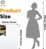 CONDA Large Stretched Canvas for Painting, 30x40 Inch 2 Pack Big Canvas, 100% Cotton, Primed Acid-Free, White Blank Stretched Canvas Boards Art Supplies for Acrylics, Oils Painting - Image 8