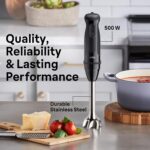 Braun MQ50001M Vario Hand Blender – 21-Speed Handheld Immersion Blender with PowerBell VPlus, TurboBoost & EasyClick Systems, Stainless Steel Blades, SplashControl, 500W, Hand Blenders for Smoothies - Image 6