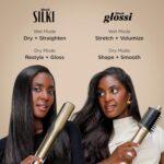 Shark Glam Ceramic & Powerful Air Styling & Drying System, with Silki Straightener & Shark Glossi Air Glosser, for Drying, Curling, Straightening & Glossing, Gold, HD6051S (Straight & Wavy Hair) - Image 10