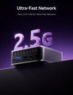 MINISFORUM X1-255 Mini PC AMD Ryzen 7 255(8C/16T) Barebone Version Desktop Computer, HDMI2.1|DP2.0|2xUSB4 Video Output, 1x Oculink Port, 2.5G RJ45 Port/WiFi7/BT5.4, AMD Radeon Graphics Micro PC - Image 5