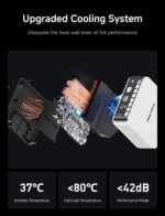 MINISFORUM X1-255 Mini PC AMD Ryzen 7 255(8C/16T) Barebone Version Desktop Computer, HDMI2.1|DP2.0|2xUSB4 Video Output, 1x Oculink Port, 2.5G RJ45 Port/WiFi7/BT5.4, AMD Radeon Graphics Micro PC - Image 7