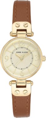 Anne Klein Women's Leather Strap Watch - Image 2