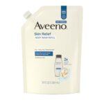 Aveeno Skin Relief Body Wash Fragrance-Free + Triple Oat Formula, Gentle Daily Cleanser for Sensitive Skin Leaves Itchy, Dry Skin Feeling Soothed & Moisturized, Body Wash Refill, 36 fl. oz - Image 2