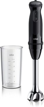 Braun MQ50001M Vario Hand Blender – 21-Speed Handheld Immersion Blender with PowerBell VPlus, TurboBoost & EasyClick Systems, Stainless Steel Blades, SplashControl, 500W, Hand Blenders for Smoothies - Image 2