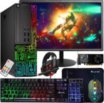 Dell Gaming OptiPlex Desktop RGB Computer PC, Intel Core i7, GeForce GT 1030 2GB GDDR5, 16GB RAM, 512GB SSD, 24 Inch HDMI Monitor, Keyboard Mouse and Headset, WiFi, W11 Pro (Renewed) - Image 2