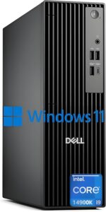 Dell Pro Slim QCS1250 Desktop, New OptiPlex Version, Intel I9-14900K(36MB Cache, 24 Core, 32Threads), Ultra-Quiet Design, 32GB DDR5 RAM, 1TB PCIe SSD, Dual 4K Monitor Support, USB-C, Windows 11 Pro - Image 2