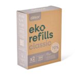 Diaper Dekor CLASSIC Diaper Pail Refills 2 Count Unscented Exclusive End-of-Liner Marking Quick & Easy to Replace Most Economical Refill System for Original and Eko Style Pails - Image 2
