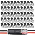 Double Wire Plug in Connector with Locking Buckle, Flame Retardant Locking Wire Quick Connectors, Suitable for Emergency Repairs, Home and Automotive Wiring, Easy to Use (50PCS) - Image 2