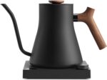 Fellow Stagg EKG Pro Electric Gooseneck Kettle - Pour-Over Coffee and Tea, Quick Heating, Precise Temperature Control, Scheduling, Built-in Brew Timer, Matte Black with Walnut Wood Handle, 0.9 Liter - Image 2