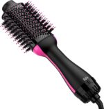 Hair Dryer Brush Blow Dryer Brush in One, Upgraded 4 in 1 Hair Dryer and Styler Volumizer with Negative Ion Anti-frizz Ceramic Titanium Barrel Hot Air Hair Straightener Brush - Image 2