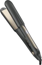 Infiniti PRO CONAIR Tourmaline Ceramic 1 ¼-Inch Flat Iron Digital Hair Straightener, 1 ¼-Inch Flat Iron to Straighten or Curl, 5 Heat Settings, for All Hair Types and Textures, Dark Gray - Image 2