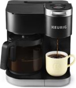Keurig K-Duo Single Serve K-Cup Pod & Carafe Coffee Maker, with Multiple Brew Sizes, 60oz Removable Reservoir, Programmable Auto Brew Carafe, Black - Image 2