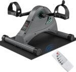 LUBBYGIM Mini Exercise Bike, Under Desk Bike Pedal Exerciser for Seniors & Physical Therapy, Electric Motorized Foot Pedal Machine for Arm and Leg Fitness, 6 Speed Levels - Image 2