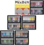 MEEDEN Heavy Body Acrylic Paint Sets, 100 Colors Art Paint Tubes for Canvas Wood Fabric Painting, Non-toxic 0.41 fl Oz /12ml Acrylic Paints for Adults, Beginners, Students Crafts Painting - Image 2