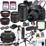 Nikon D7500 DSLR Camera Kit with 18-55mm VR, 70-300mm Lenses, 128GB SD Card - Image 2